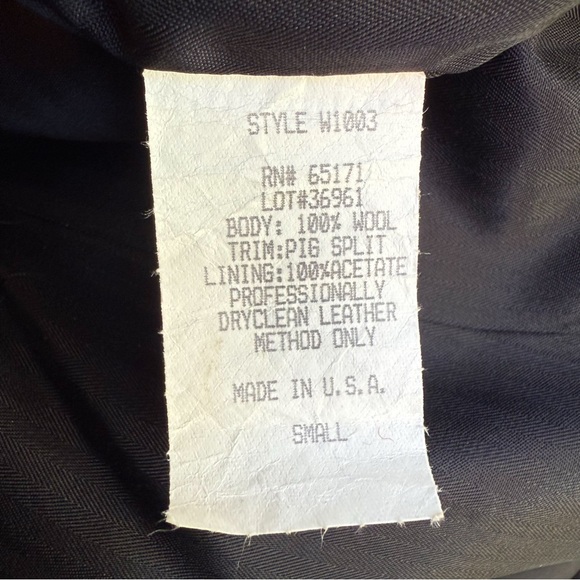 Vintage North American Frontier Western Wool Jacket Fringe Embroidered sz S USA - Picture 12 of 12